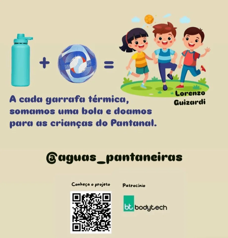 Campanha de Doação de Garrafas Térmicas: Água e Esporte Transformando Vidas — Foto 1
