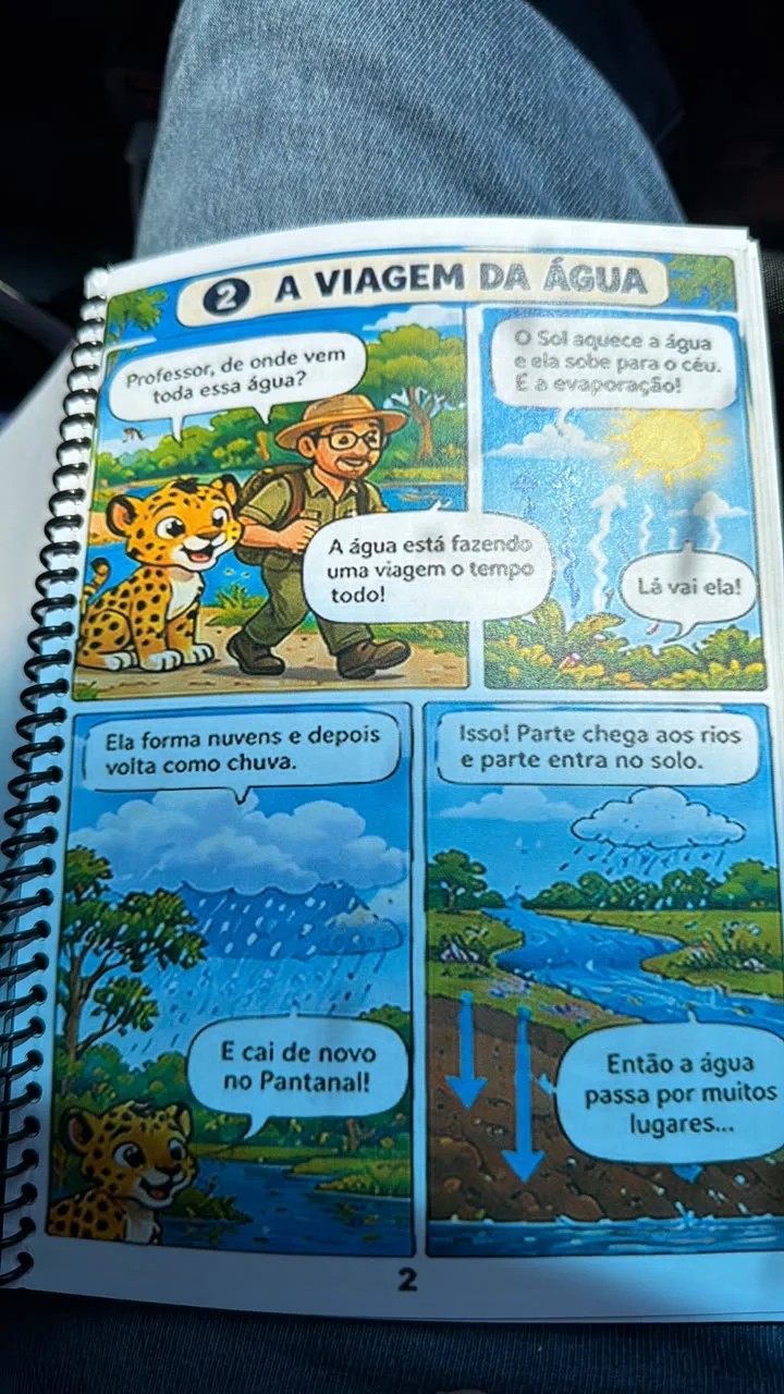 A Oncinha e os Segredos da Água — Foto 3