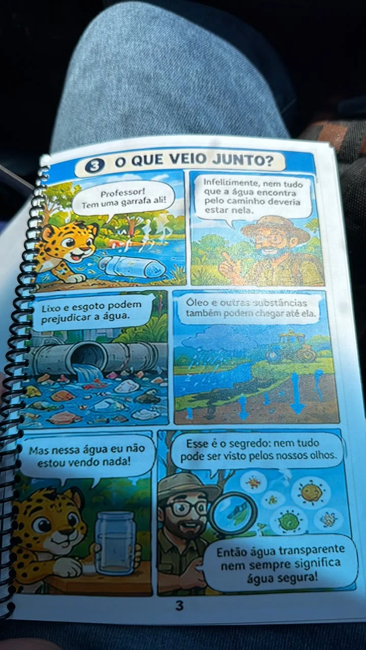 A Oncinha e os Segredos da Água — Foto 4