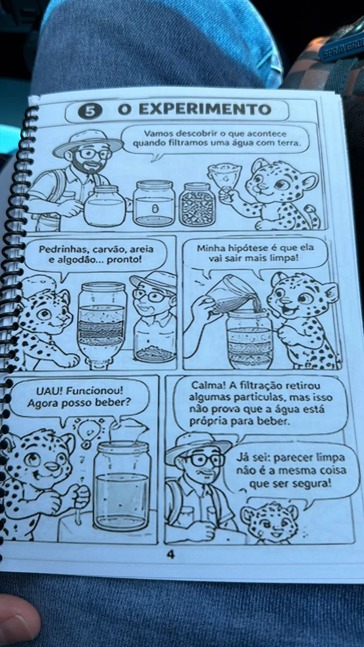 A Oncinha e os Segredos da Água — Foto 6