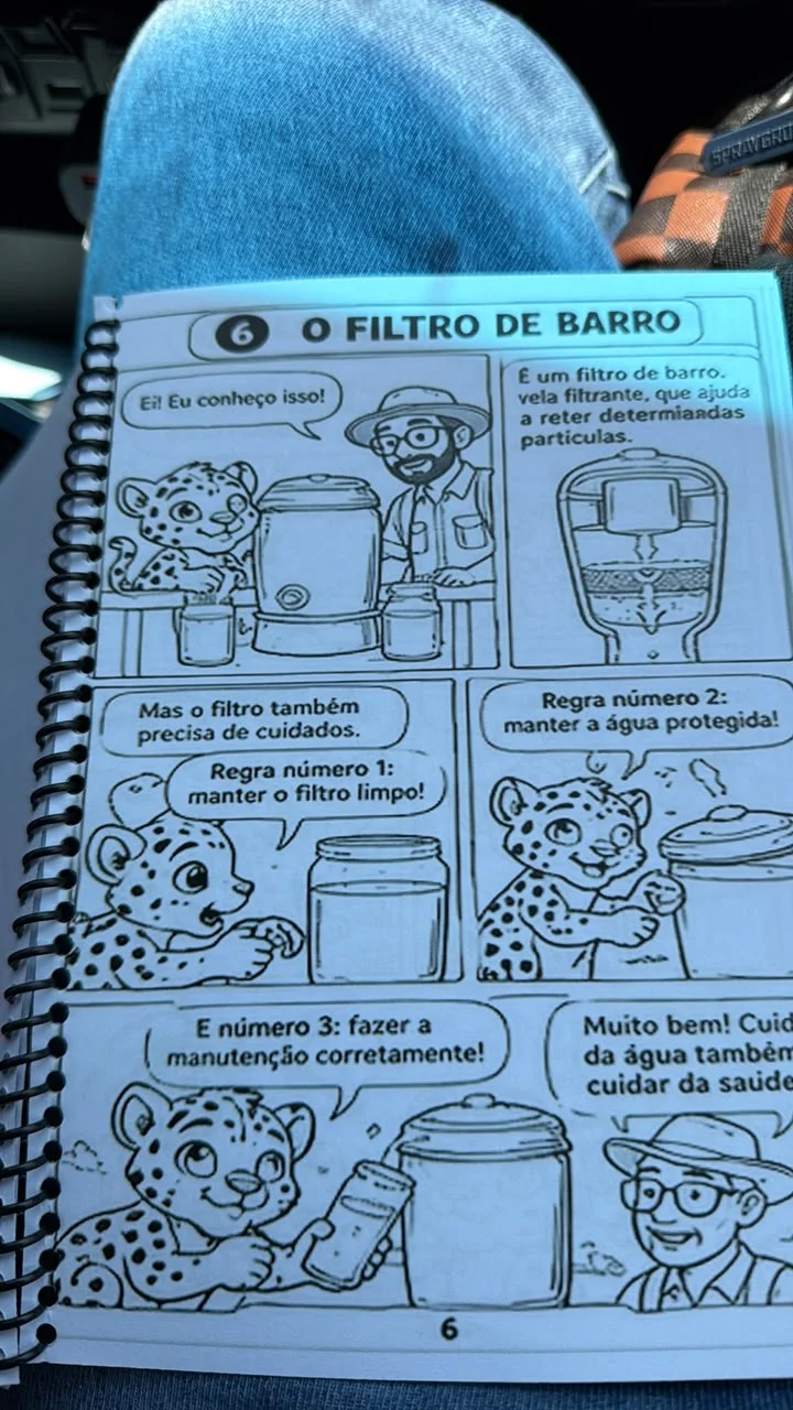 A Oncinha e os Segredos da Água — Foto 7