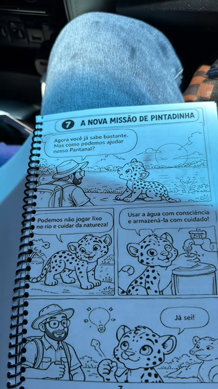 A Oncinha e os Segredos da Água — Foto 8