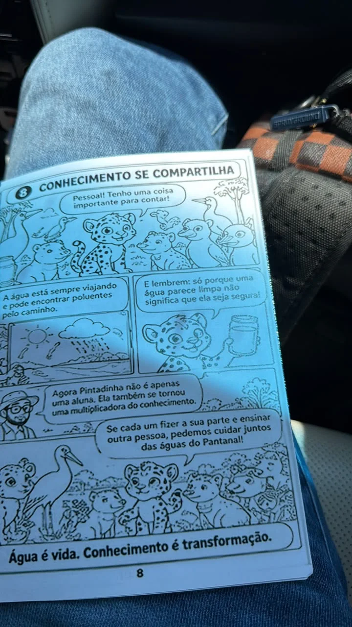 A Oncinha e os Segredos da Água — Foto 9